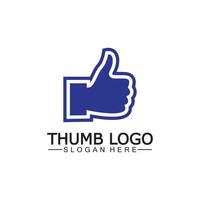 tumme upp begrepp logotyp mall.bra symbol för din webb webbplats design, logotyp, app, vektor illustration.