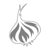 Knoblauch Symbol Logo Design vektor