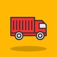 Fracht-LKW-Vektor-Icon-Design vektor