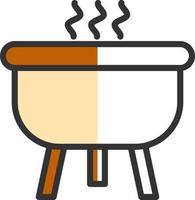 Brazier-Vektor-Icon-Design vektor