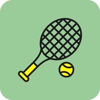 Tennis-Vektor-Icon-Design vektor