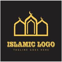 Ramadhan kareem affisch baner islamic tapet mousque logotyp ikon platt design vektor