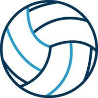 Volleyball-Vektor-Icon-Design vektor