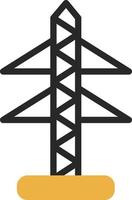 Elektroturm-Vektor-Icon-Design vektor