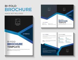 vektor företags- företag profil företag bifold broschyr design och kreativ modern trendig omslag layout begrepp a4 formatera