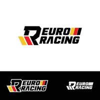 Sport Rennen Logo vektor
