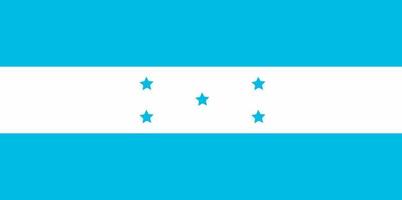 Honduras Flagge Hintergrund Vektor Illustration. National Flagge. Honduras National Flagge Symbol von Patriotismus. Land Flagge Symbol.