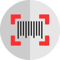 Barcode-Scan-Vektor-Icon-Design vektor