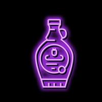 Sirup Brombeere Neon- glühen Symbol Illustration vektor