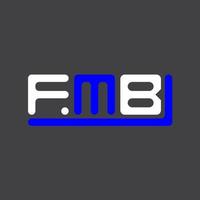fmb brev logotyp kreativ design med vektor grafisk, fmb enkel och modern logotyp.