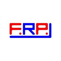 frp brev logotyp kreativ design med vektor grafisk, frp enkel och modern logotyp.