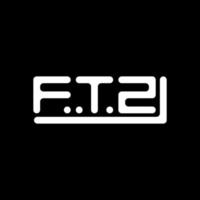 ftz Brief Logo kreativ Design mit Vektor Grafik, ftz einfach und modern Logo.