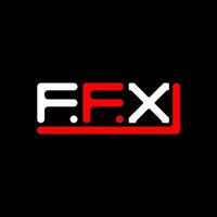 ffx brev logotyp kreativ design med vektor grafisk, ffx enkel och modern logotyp.