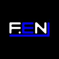 fen Brief Logo kreativ Design mit Vektor Grafik, fen einfach und modern Logo.