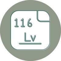 Livermorium Vektor Symbol