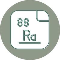 radium vektor ikon