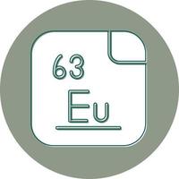 Europium Vektor Symbol