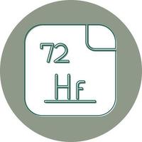 Hafnium Vektor Symbol