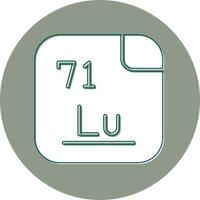 Lutetium Vektor Symbol