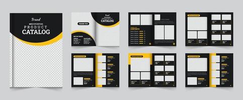 modern a4 Produkt Katalog Design Vorlage Layout oder Unternehmen Produkt Katalog Design. vektor
