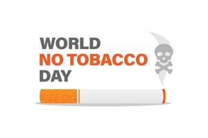 värld Nej tobak dag illustration vektor