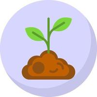 Sprout-Vektor-Icon-Design vektor