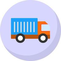 Fracht-LKW-Vektor-Icon-Design vektor