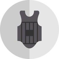 bröst skydd vektor ikon design