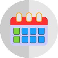 Kalender-Vektor-Icon-Design vektor