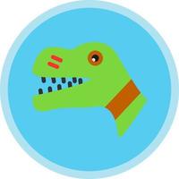 Dinosaurier-Vektor-Icon-Design vektor