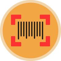 Barcode-Scan-Vektor-Icon-Design vektor