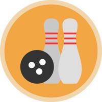 Bowling-Vektor-Icon-Design vektor