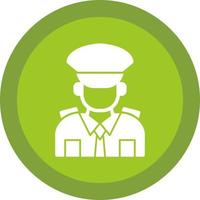 Polizist-Vektor-Icon-Design vektor