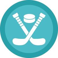 Eishockey-Vektor-Icon-Design vektor