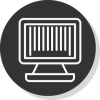 Barcode-Vektor-Icon-Design vektor