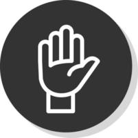 Hand-Vektor-Icon-Design vektor