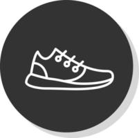 Turnschuhe-Vektor-Icon-Design vektor