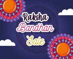 Raksha Bandhan Mega Sale Poster vektor