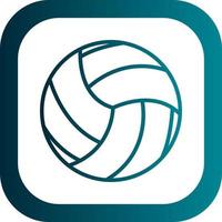 Volleyball-Vektor-Icon-Design vektor