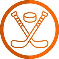 Eishockey-Vektor-Icon-Design vektor