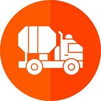 Zement-LKW-Vektor-Icon-Design vektor