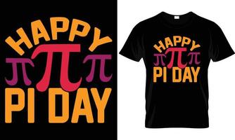 Pi Tag t - - Hemd Design vektor