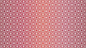 nahtlos Muster von Blumen- islamisch Kunst mit rot Farbe zum Ramadan Design Grafik im Muslim Kultur und Islam Religion. Vektor Muster Das normalerweise benutzt zum Moschee ornamen oder islamisch Design