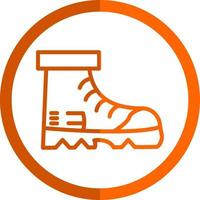 Boot-Vektor-Icon-Design vektor