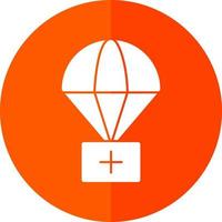 Airdrop-Vektor-Icon-Design vektor