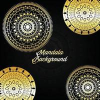 Mandala Luxus Hintergrund vektor