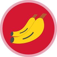 Bananen-Vektor-Icon-Design vektor