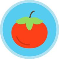 Tomaten-Vektor-Icon-Design vektor