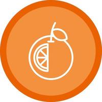 orangefarbenes Vektor-Icon-Design vektor