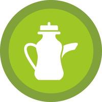Arabisches Teekannen-Vektor-Icon-Design vektor